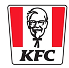 KFC logo featuring a smiling man with glasses and a bowtie above the bold letters KFC on a red and white background.